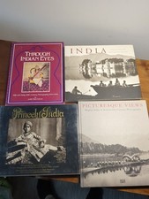 Lot Of 4 Early India Photography Bks, Princely India, Through Indian Eyes & More picture