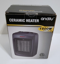 Andily FH105A 1500W PTC Ceramic Space Heater Adjustable Thermostat NIB picture