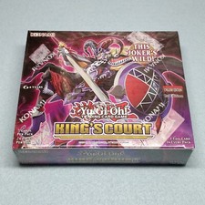 1x Yugioh King's Court 1st Edition Booster Box KICO New Sealed picture