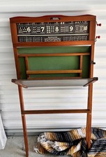 Rare ANTQ Richmond School Furniture Litho Plate Scrolling Blackboard Easel 4812 picture