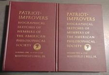 Patriot-Improvers American Philosophical Society 2 Vol Set, Pristine  picture