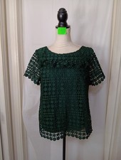 RSVP by Talbots Women's Top Green 