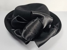 NEW - Vintage Fine Millinery By August Accessories Woman’s Black Wool  Hat picture