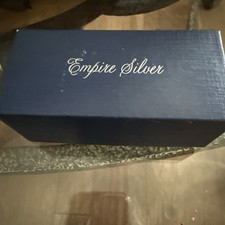 Vintage Empire Silver Baby Rattle New Sealed in Original Box picture
