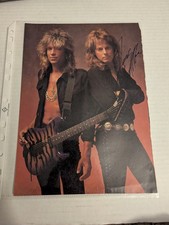 Rare Don Dokken Signed Magazine Page Vintage Glam Hair Band Autograph picture