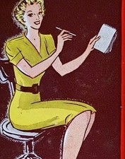 VTG A.W. Faber RARE Steno Gal w 12 Pencils Adv Original Box Double Pts Complete  picture
