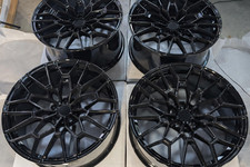 20 Black Wheels Fits BMW 330i 430i 530i 540i 740i X3M M3 M4 5x112 4️⃣SET picture