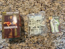 Moebius Monster Scenes Frankenstein Model Kit # 633 Glows In The Dark SEALED BAG picture