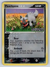 Reverse Holofoil Poochyena 79/113 EX Delta Species HP picture