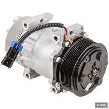 A/C Compressor Compressors 119mm 8-Groove Clutch Replaces Sanden SD7H15 HD 4667 picture