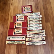Vintage W Britains Soldiers Huge Boxed Lot 100+ Figures Cavalry Guards Lead Toy picture