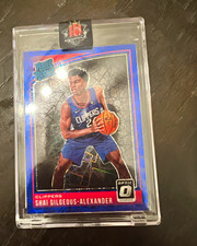 Panini 2018-19 Donruss Optic Rated Rookie Blue Velocity Shai Gilgeous #162 picture