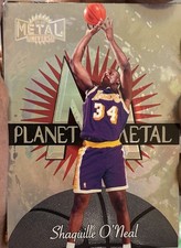 1997-98 Skybox Metal Universe - Planet Metal Shaquille O'Neal #4 PM picture