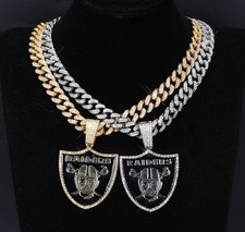 Las Vegas Raiders Gem Chain Necklace 24