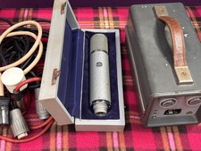 Vintage Neumann Gefell UM57 Tube Mic #1745 w/ N61V PSU & Case DDR - Untested picture