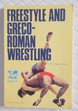 Freestyle and Greco-Roman Wrestling Book Professor Rajko Petrov 1986 Signed PB picture