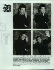 1991 Press Photo Richard Lewis, actor/comedian, hosts 