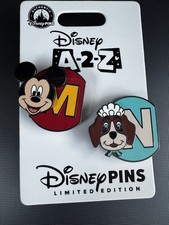 Disney Limited Edition Disney A-2-Z M Mickey N Nana pins picture