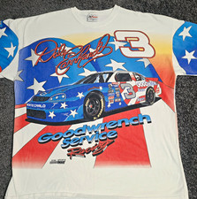 Vintage 1996 Dale Earnhardt Olympics All Over Print GRAIL NASCAR Chase AOP XXL picture