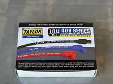 Taylor Spark Plug Wire Set 79613 409 Pro Race 10.4mm Blue 135 for Chevy LS Cars picture
