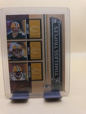 2007 Donruss Classics Timeless Triples TT-7 Favre Hawk Driver Packers /100 picture