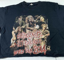 Vintage Aerosmith 2014 Concert T-Shirt Steven Tyler picture