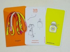 Hermes Twilly Silk Bracelet Hair Band Accessory 60cm picture