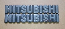 1987–1996 Mitsubishi Mighty Max Truck Fender EMBLEM OEM CHROME SIDE LOGO picture