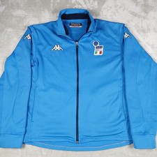 Vintage Kappa Italy 2002 World Cup Track Jacket Large Men's Training Italia  picture
