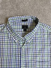 J.Crew Men's Classic Fit Plaid Button-Down Long Sleeve Cotton/Elastane XL picture