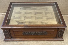 Antique Hickok Belt Buckle Display Case picture