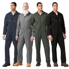 Dickies D48799 Mens Deluxe Blended Long Sleeve Coveralls Jumpsuit Uniform - New picture