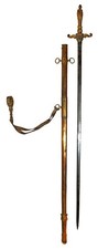 M1840 Medical Staff Officers Sword with Scabbard & Bullion Sword Knot picture