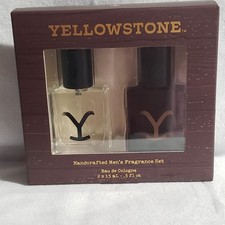 Tru Western Yellowstone Men's Fragrance Eau De Cologne Set: Original/Ride 0.5 oz picture