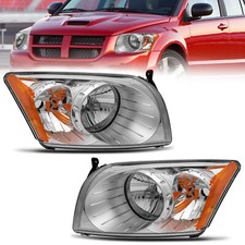 For 2007-2012 Dodge Caliber Headlights Set Left & Right CH2518118 CH2519118 picture