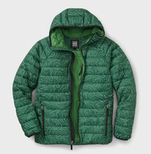 DULUTH Men's AKHG Puffin Hooded Jacket, Green Multi Topo NEW picture