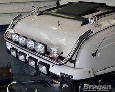 Roof Bar+Jumbo Spots x4+Clear Beacon x2 To Fit American - Western Star 5700XE picture