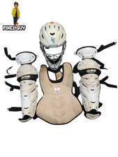 All-Star Empress Fastpitch Softball Catcher’s Set – Small White/Black picture