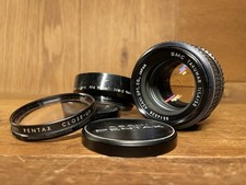 *Almost Mint w/ Hood & Close-Up Lens* Pentax SMC Takumar 50mm F/1.4 Lens M42 /JP picture
