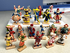 Vintage Celluloid Character lot of (20). Different countries represented. picture