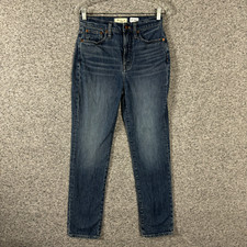 Madewell Women's Size 26 Dark Wash Blue Denim The Perfect Vintage Jean picture
