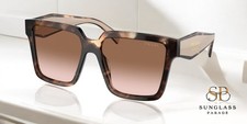 PRADA PR 24ZS 07R0A6 Caramel Tortoise Brown Gradient 56 mm Women's Sunglasses picture