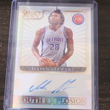 Panini Select 2020-21 Youth Explosion Signatures Auto RC Isaiah Stewart YES-IST picture