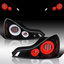 Fit 2008-2013 Infiniti G37 Coupe Slick Black LED Tail Lights Sequential Signal picture