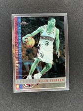 1997-98 Topps Chrome - Allen Iverson #54 Philadelphia 76's, faded front? picture