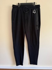 Greyson x TaylorMade Golf Jogger Pants Mens Size M Black Zip Pocket Stretch picture