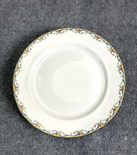 Limoges Vignaud The Meuse 1911-1920 Dinner Plates Set of 4 9.5 Inch Red Yellow picture