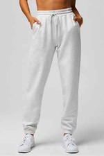 Fabletics Women's Sweatpants 4X Relaxed Cozy Fleece Grey NWT picture