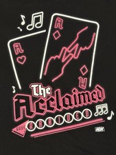 AEW The Acclaimed Las Vegas 2023 Exclusive Wrestling Shirt Size Large picture