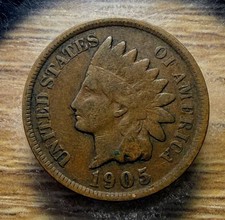 1905 Indian Head Cent - Actual Coin Shown -  & Tracking INV#64 picture